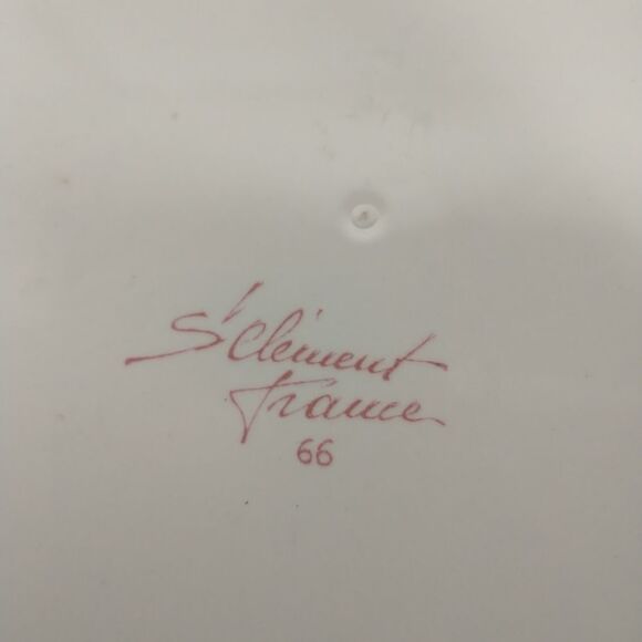 Plate Flat Ceramic of Saint Clement (Ref 16366) - Picture 2 of 3